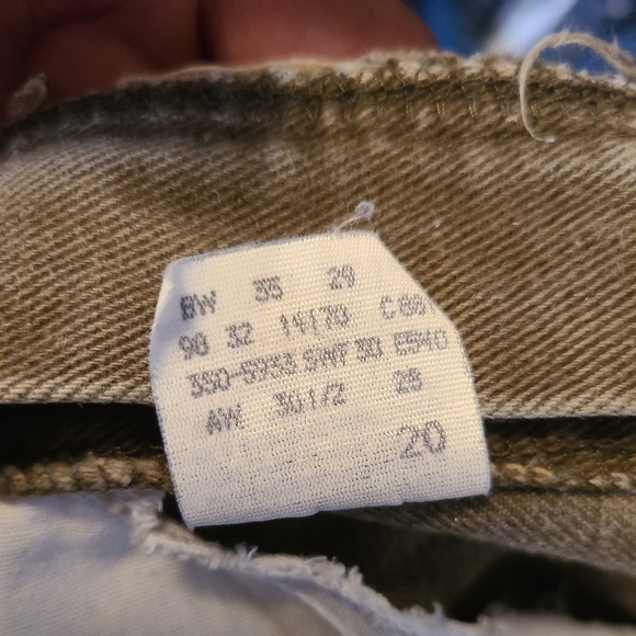 VINTAGE LEE LIGHT WASH ELASTIC WAISTBAND MOM JEANS SIZE 16 PETITE BROWN USA MADE - Picture 3 of 6